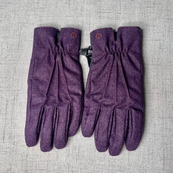 Lululemon Mens City Keeper Waterproof Winter Tech Fleece Gloves L XL Nwt - Picture 5 of 6